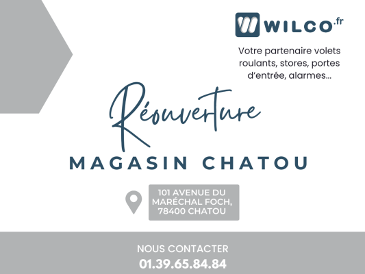 Réouverture de l’agence Wilco Chatou