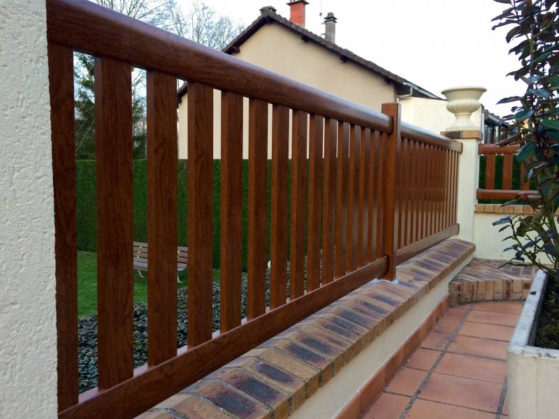 Portails et clotures alu : cloture alu ton bois 78. Wilco Yvelines 78