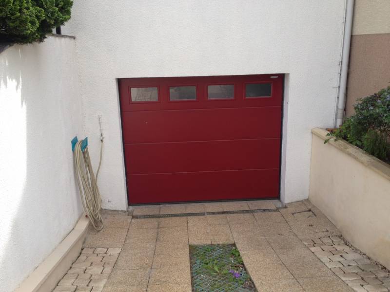 Portes de garage sectionnelles : porte de garage sectionne plafond. Wilco Yvelines 78