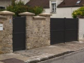 Portails et clôtures : portail et portillon alu sib. Wilco Yvelines 78