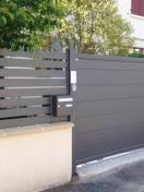 Portail et clôtures Design SIB Alu gris sablé 2900
