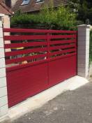 Portail coulissant SIB Alu rouge pourpre 3004S