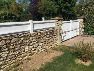 Portails et clôtures : chantier avant remplacement portail et clôture. Wilco Yvelines 78