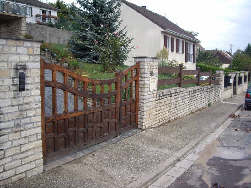Portails et clotures alu : portail et clôture avant remplacement - photo 2. Wilco Yvelines 78