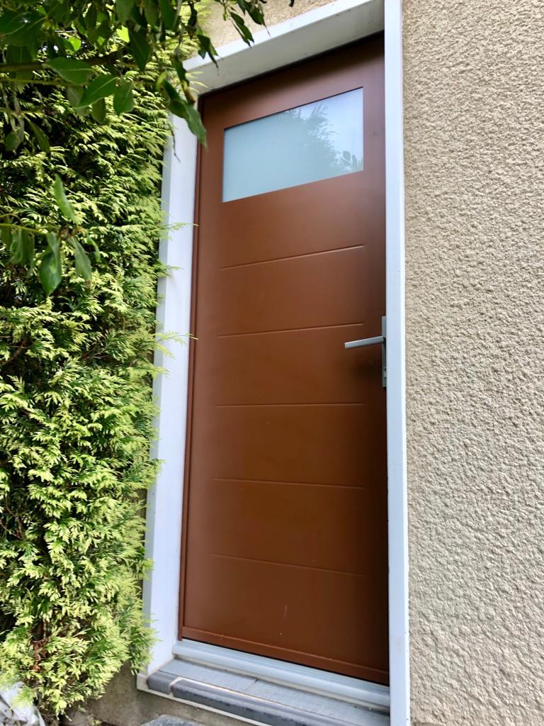 Porte Entrée YVELINES, porte ALU Contemporaine, porte entree ALU 78
