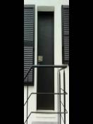 Portes d'entrée en aluminium : porte d'entrée kline moderne granit noir, plein. Wilco Yvelines 78