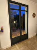 Porte fenetre ALU noir