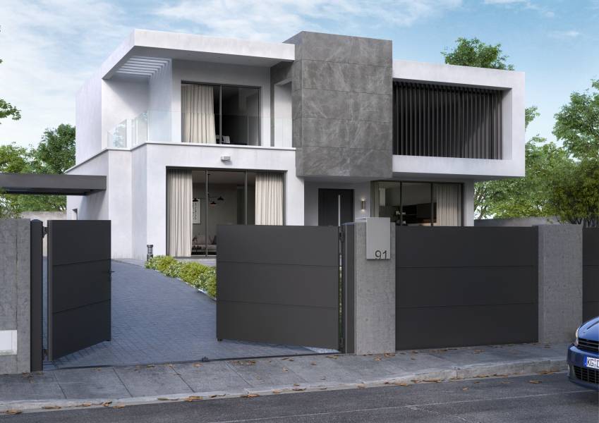 Portail contemporain wilco 2020 Portails et clotures alu : portail contemporain wilco 2020, plein. Wilco Yvelines 78