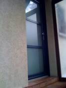 Portes d'entrée en aluminium : polaris kline, semi-vitrée. Wilco Yvelines 78