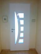 Porte d'entree aluminium Kline modele solaire