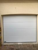 Porte de garage sectionnelle blanche expert Teckentrup WILCO