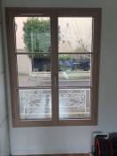 Fenêtres mixte : fenêtre mixte bois alu méo finition chêne naturel, vitrée. Wilco Yvelines 78