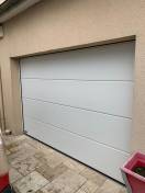 Porte de garage sectionnelle ALU Teckentrup blanche WILCO