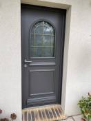 Porte entrée ALU K LINE modèle Prestige gris sablé 2900