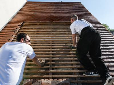 Chantier Pose de Verrière Velux - extérieur 2