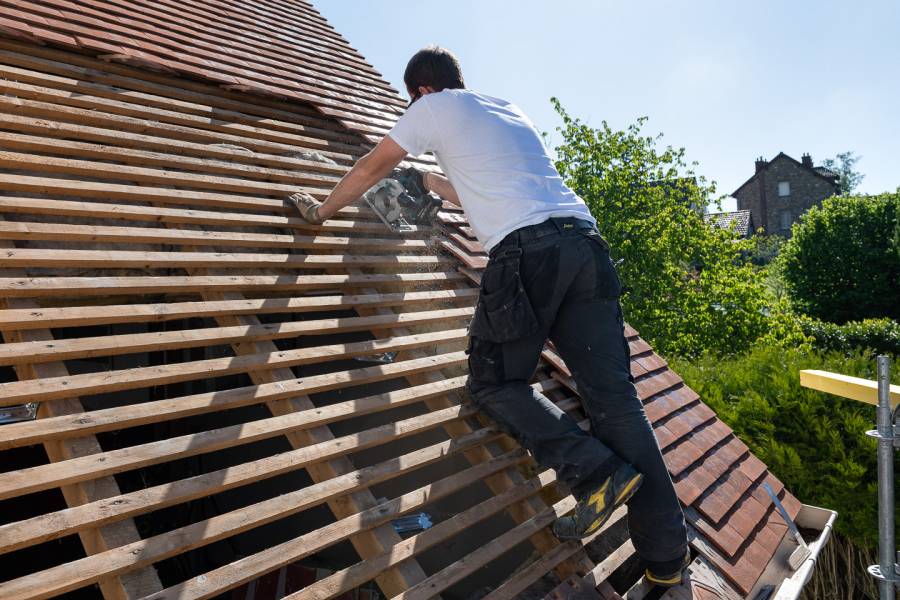 Fenêtres de toit : chantier pose de verrière velux - découpe 4, vitrée. Wilco Yvelines 78