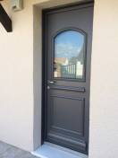 Porte d'entrée K LINE gamme Prestige Gris sablé wilco Bouafle 78