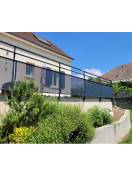 Garde-fou en aluminium pour balcon posé au Vesinet