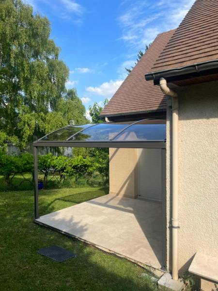 Carports : abris de terrasse alu sib, vitrée. Wilco Yvelines 78