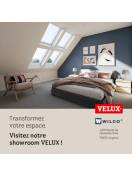 Installation Fenêtres de toit, Volets et Stores Velux dans une chambre