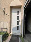 Porte d'entrée en aluminium dans les Yvelines
