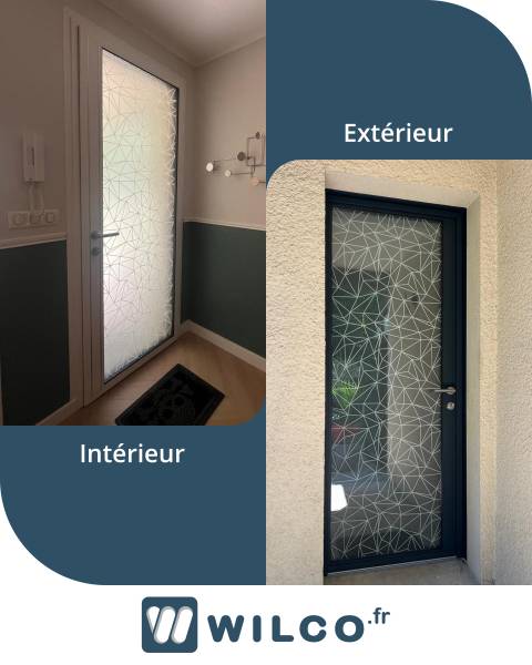 Portes d'entrée en aluminium : porte d'entrée vitrée luminescence de k-line - intérieur / extérieur, vitrée. Wilco Yvelines 78