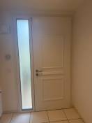 Portes d'entrée en aluminium : porte d'entrée alu blanche prestige k-line - intérieur. Wilco Yvelines 78