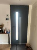 Portes d'entrée en aluminium : porte d'entrée modèle nubie k-line - intérieur. Wilco Yvelines 78