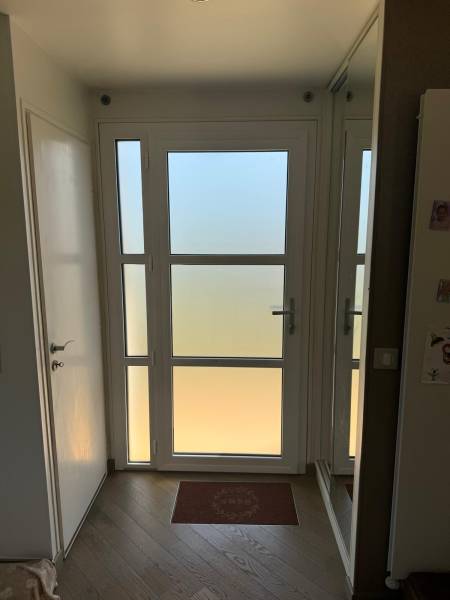 Portes d'entrée en aluminium : porte d'entrée vitrée - gamme clarté - intérieur. Wilco Yvelines 78