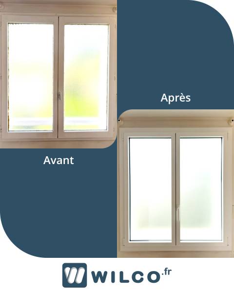 Fenêtres alu : fenêtre sur mesure renovation dans les yvelines - avant /après. Wilco Yvelines 78