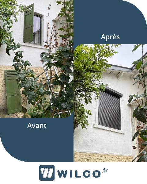 Volets roulants : volet roulant rénovation yvelines - avant / après. Wilco Yvelines 78