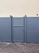 Claustras alu : claustra cadiou aluminium avec porte à vernouillet. Wilco Yvelines 78