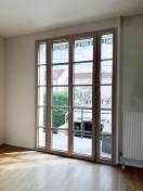 Fenêtres alu : porte fenêtre aluminium verte k-line yvelines - fermée. Wilco Yvelines 78