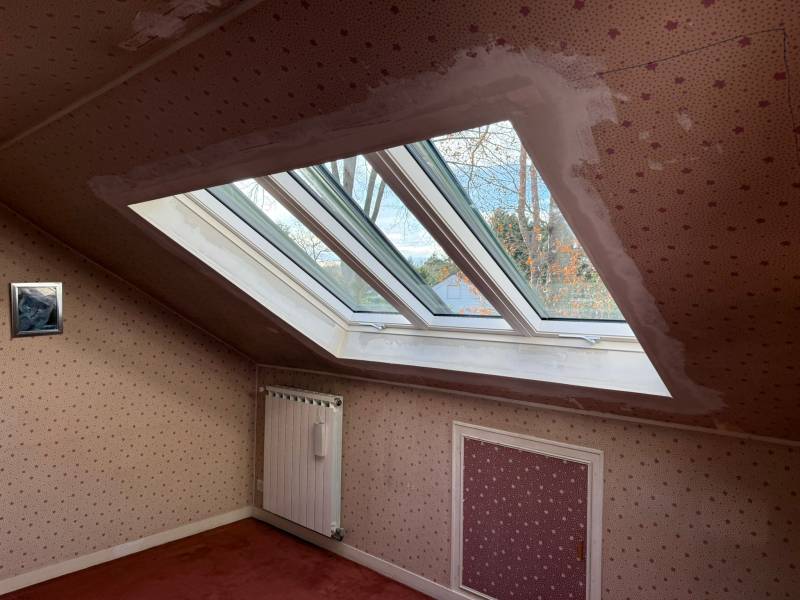 Fenêtres de toit : création de verrière de toit velux yvelines - intérieur. Wilco Yvelines 78