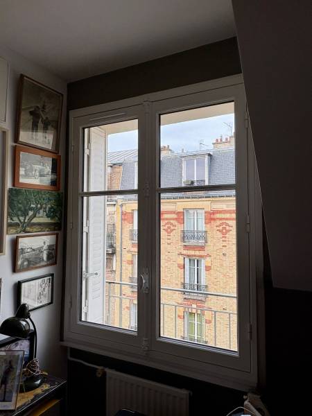 Fenêtres bois : fenêtre en bois atulam à neuilly - pièce-04. Wilco Yvelines 78