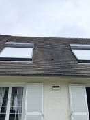 Volets velux : volets roulants solaire fenêtres de toit - fermé. Wilco Yvelines 78