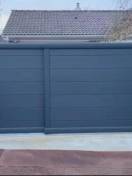 Portails et clotures alu : portail téléscopique sib domaine de marsinval. Wilco Yvelines 78