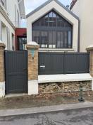 Portails et clotures alu : portail et portillon alu sib, triel-sur-seine. Wilco Yvelines 78